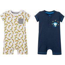 LUPILU Chlapčenské pyžamo 2kusy viacfarebná biela modrá