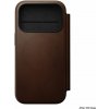Nomad Modern Leather Folio iPhone 17 Pro Brown