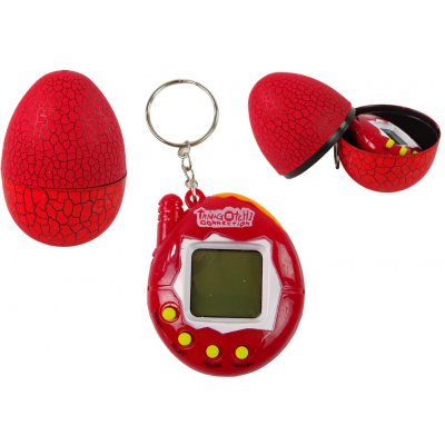Lean Toys Elektronická hra Tamagotchi Pet vo vajíčku červená