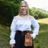 Battle Merchant Středověká halenka Carmen, bílá