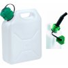 Kanister Eda Jerrycan 5L s nálevkou Farba: biela