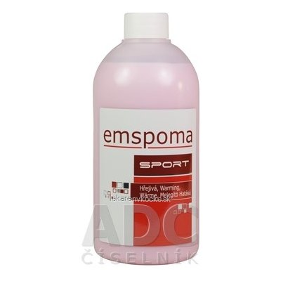 EMSPOMA Hrejivá - ružová "O" masážna emulzia 1x500 ml