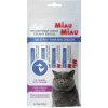 Miau Miau Creamy Snacks Cat tuniak a kuracie 15 g (4 pack)