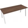 Hobis Pracovný stôl UNI A, 180x75,5x80 cm, orech/biela