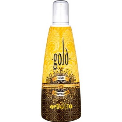 Oranjito Max. Effect Gold Turbo opaľovacie mlieko do solária pre urýchlenie opálenia 250 ml