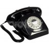 GPO 746 Rotary Phone Black
