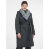 ORSAY Tmavosivý dámsky kabát 44
