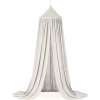 COTTON & SWEETS Baldachýn bavlnený svetlo šedý
