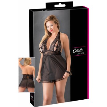 Cottelli Plus Size čipkovaný babydoll