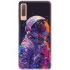 Odolné silikónové puzdro iSaprio - Neon Astronaut - Samsung Galaxy A7 (2018)