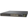 Planet GS-4210-16P2S L2 switch, 16x1Gb, 2x1Gb SFP, 16x PoE 802.3at 220W