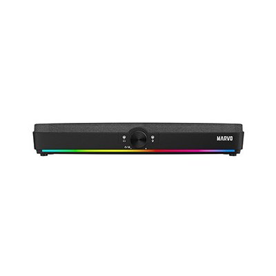 Marvo Soundbar SG-286, 2.0, 10W, čierny, regulácia hlasitosti, RGB podsvietenie, USB/Bluetooth, 60H