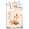 TipTrade Posteľná bielizeň do postieľky Líška a motýľ 100x135, 40x60 cm