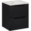 ArtCom Kúpeľňová skrinka s umývadlom NOVA Black U50/1 | 50 cm