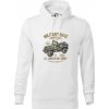 American Army Jeep - Mikina pánska Cape s kapucňou - 3XL ( Biela )