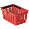 Nákupný košík, červená, plast, 19 l, DURABLE