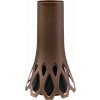 Plastia Váza Roseta 30 cm, 1 l bronz