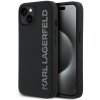 Karl Lagerfeld puzdro gumené Apple iPhone 13 Pro KLHCP13LRBKGVCK čierne
