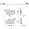 Brzdové platničky Moto-Master Nitro/ CR,KX,RM,YZ,GAS GAS zadné