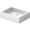 Duravit Vero keramické umývadlo na dosku 50x38 cm bez prepadu Alpská Biela 0455500000