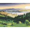 ZUTY Maľovanie podľa čísel - KRAJINA KOPCE A STROMY Rámovanie: bez rámu a bez vypnutia plátna, Rozmer: 80x100 cm