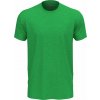 NEXT LEVEL APPAREL N 6210 / Unisex melírované tričko s krátkym rukávom - kelly green L