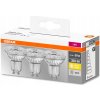 Osram 3PAK LED žiarovka LED GU10 3,6W 50W 350lm 2700K teplá biela 36° Base