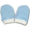NEW BABY Bavlnené rukavičky pre novorodencov Modré