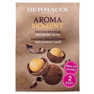 Dermacol Aroma Moment Macadamia Truffle pěna do koupele s vůní makadamiového lanýže 2x15 ml unisex