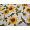 Dekoračná látka SLNEČNICA režná šírka 140 cm