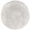 KOBERČEK Z UMELÉ KOŽUŠINY OKRÚHLY DEKORAČNÝ NA PODLAHU 90 cm