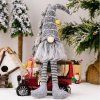 Textilomanie Vianočný škriatok SNOWY 34,5 cm, sivý