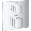 Grohe Grohtherm Cube - Termostatická batéria pod omietku na 2 spotrebiče, chróm - 24155000