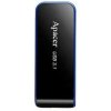 Apacer USB flash disk, USB 3.0 (3.2 Gen 1), 32GB, AH356, čierny, AP32GAH356B-1, USB A, s výsuvným konektorom