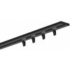 Jaja Hliníková garniža smart jednokoľajnicová Čierna so štipcami 400cm