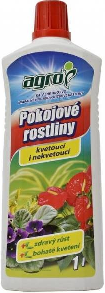 Agro tekuté hnojivo na izbové rastliny 1L