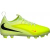 Detské kopačky Nike, JR PHANTOM 6 LOW ACADEMY FG/MG žltá,čierna, 33.5 EU