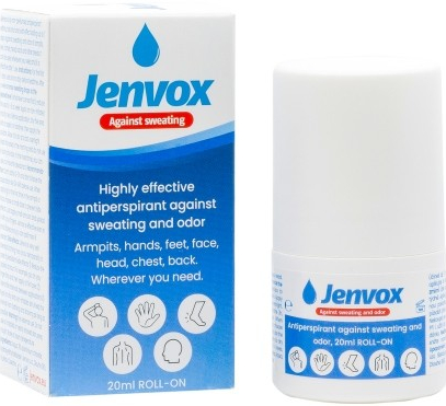 Jenvox roll-on proti poteniu a zápachu 20 ml