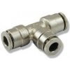 Kovová rozdvojka T na hadičku 6/4 mm