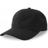 Atlantis Headwear Kšiltovka Creep-S, 6 panelová, manšestrová COT33022700299-black Černá UNI