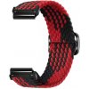 VSETKONAMOBIL 143595 BRAIDED Nylonový remienok pre Amazfit T-Rex Ultra 2 červený-čierny
