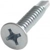 KP Samorezná samovrtná skrutka TEX 4,2 x 12 mm DIN 7504P zapustená hlava, pozinkovaná