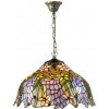 Vitráž luster do obývačky MEADOW Ø40