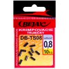 KRIMPOVACIE TRUBIČKY BEJAX -DVOJITÉ 10ks - 0,8mm