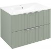 Sapho CIRASA umývadlová skrinka 69,8x52x46cm, verde strip SPH CR701-4444S