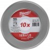 Milwaukee rezný kotúč na kov SCS 41 / 125 x 1,0 mm (10 ks) 4932459164
