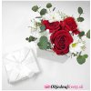 Malý flower box červené ruže Rid