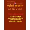 Aktualizácia IV/2 2025 – Stavebný zákon – územné plánovanie