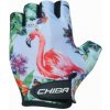 Chiba Chiba Detské cyklistické rukavice COOL KIDS Flamingo S