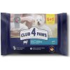 СLUB 4 PAWS Premium SET 5+1 kapsička pre psov s jahňacím mäsom v omáčke 6 x 80 g (4737)
